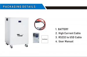 Accesorios incluidos con el Powerwall LiFePO4