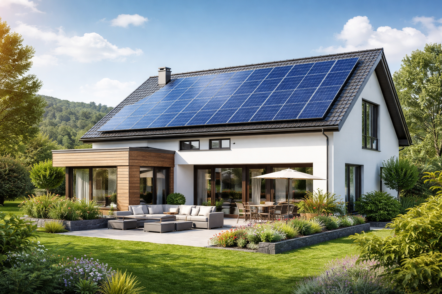 sistema solar vivienda 1kw 3kw