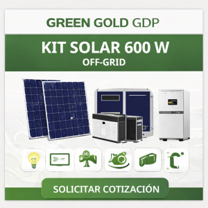 Kit Solar Básico 600W | Sistema Solar Autónomo