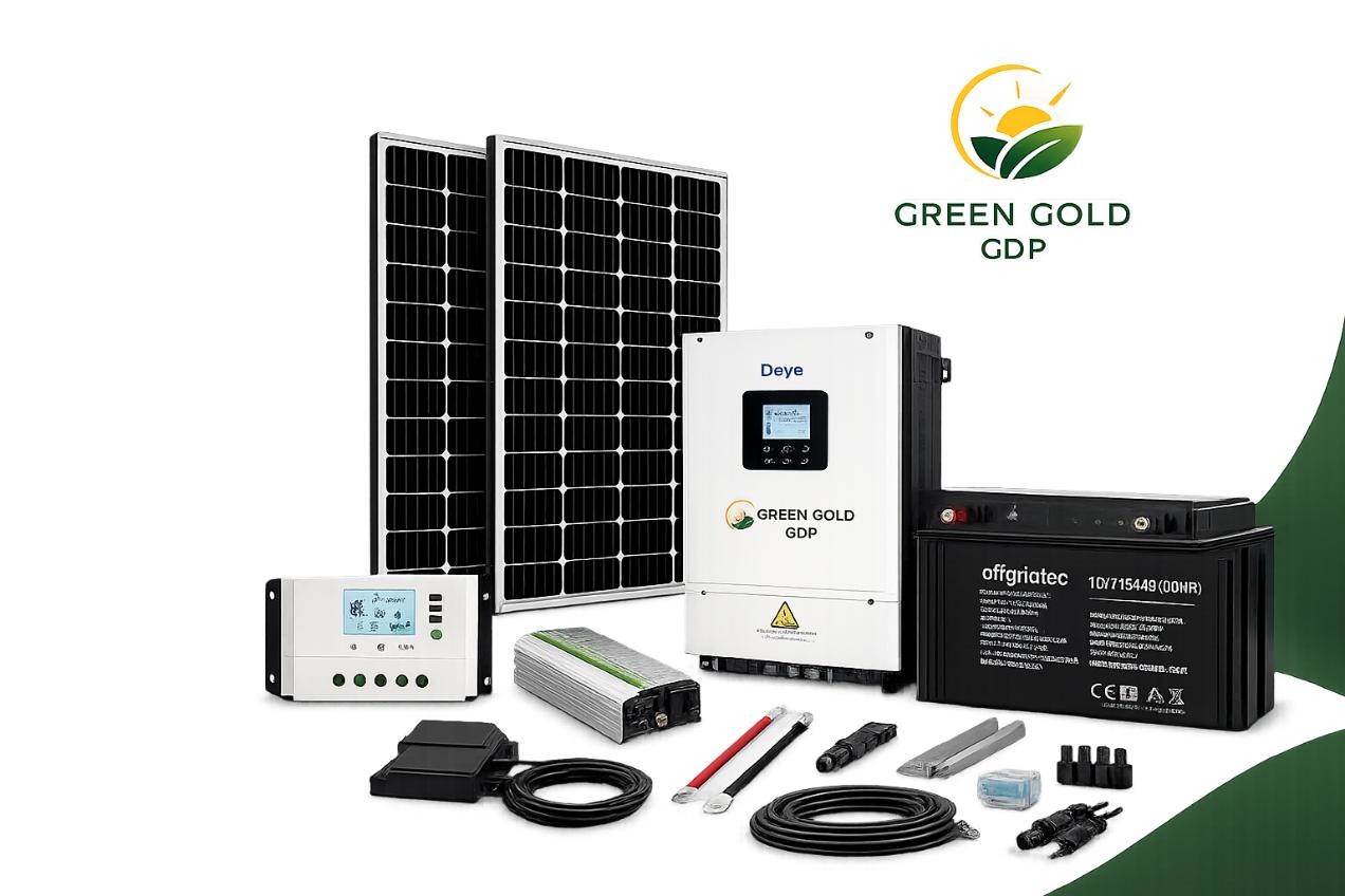 KIT 1 – ECO 1200 | Green Gold GDP 1 » Suministro de sistemas solares y soluciones energéticas para empresas | Exportación internacional Suministro de sistemas solares y soluciones energéticas para empresas | Exportación internacional https://www.greengoldgdp.com/producto/kit-1-eco-1200/ Green Gold GDP KIT 1 ECO 1200 Green Gold GDP