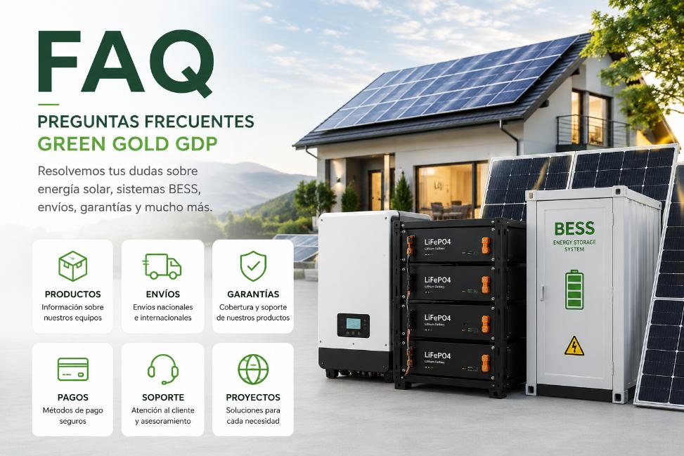 FAQ 1 » Suministro de sistemas solares y soluciones energéticas para empresas | Exportación internacional Suministro de sistemas solares y soluciones energéticas para empresas | Exportación internacional https://www.greengoldgdp.com/faq/ Green Gold GDP Preguntas frecuentes Green Gold GDP sobre energía solar y sistemas BESS