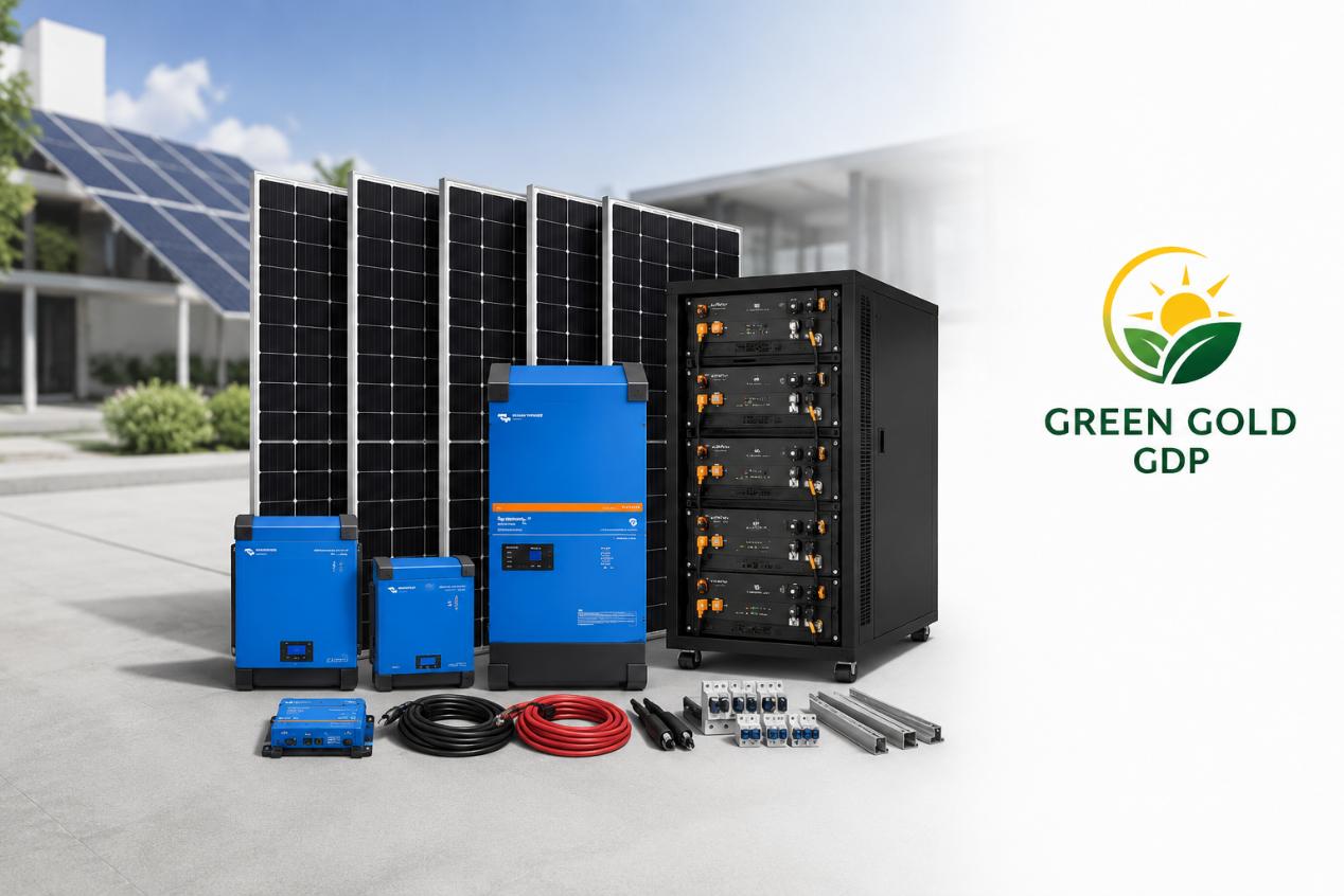 KIT 5 – BUSINESS PREMIUM | Green Gold GDP 1 » Suministro de sistemas solares y soluciones energéticas para empresas | Exportación internacional Suministro de sistemas solares y soluciones energéticas para empresas | Exportación internacional https://www.greengoldgdp.com/producto/kit-5-business-premium/ Green Gold GDP KIT 5 BUSINESS PREMIUM Green Gold GDP sistema solar profesional Victron MultiPlus-II y baterías Pylontech para hoteles, restaurantes, turismo y proyectos comerciales.