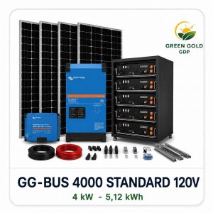 GG-BUS 4000 PLUS sistema Victron 4 kW con baterías Pytes 10,24 kWh