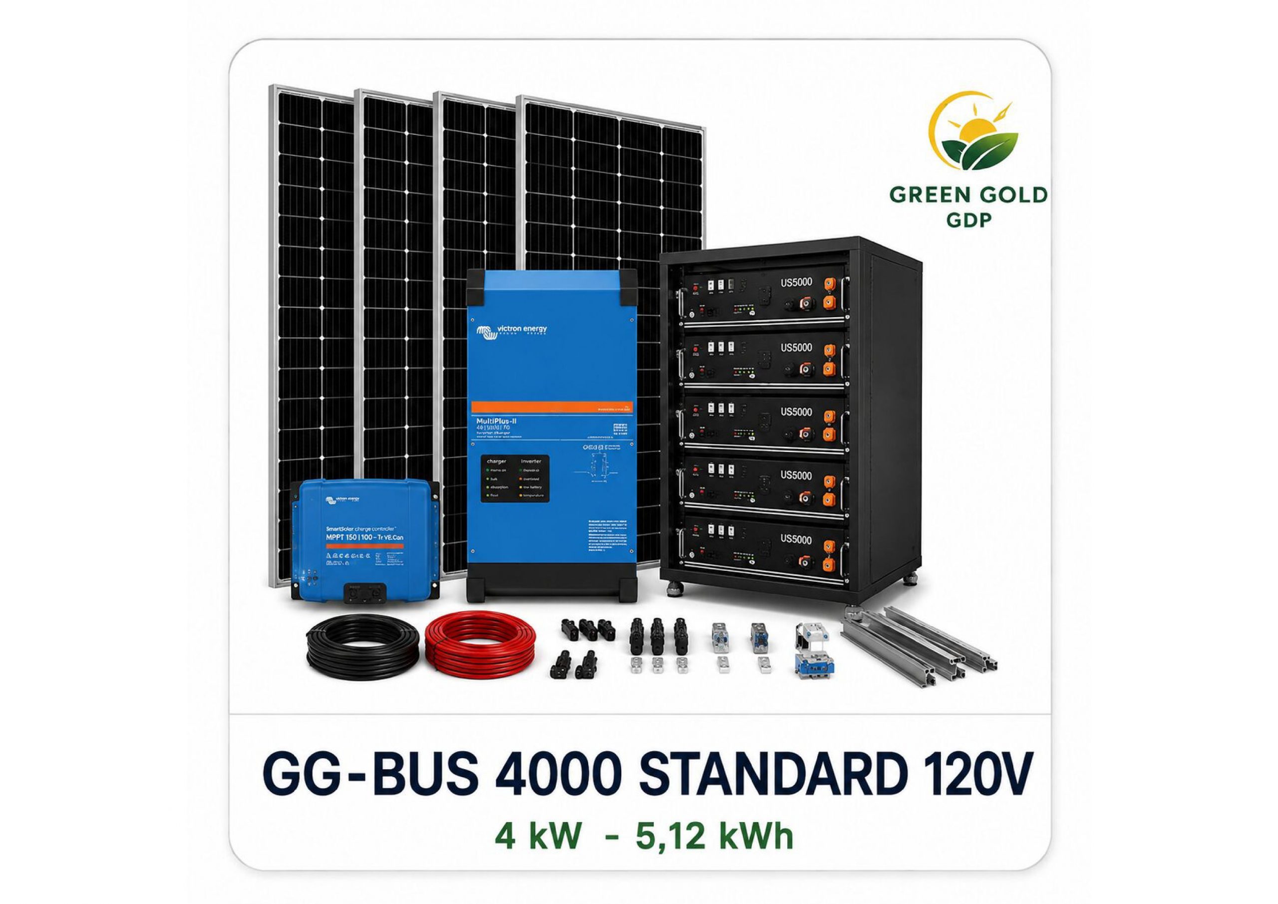 GG-BUS 4000 PLUS | Sistema Victron 4 kW · 10,24 kWh 1 » Suministro de sistemas solares y soluciones energéticas para empresas | Exportación internacional Suministro de sistemas solares y soluciones energéticas para empresas | Exportación internacional https://www.greengoldgdp.com/producto/gg-bus-4000-plus-victron-4kw-10-24kwh/ Green Gold GDP GG-BUS 4000 PLUS sistema Victron 4 kW con baterías Pytes 10,24 kWh