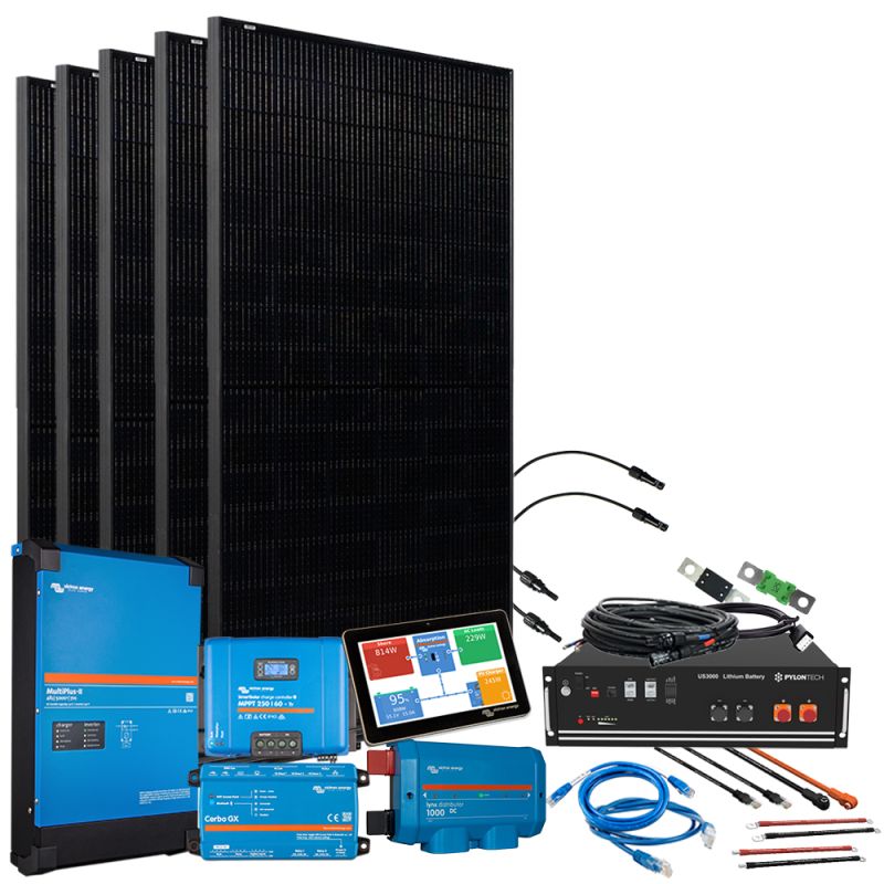 GGDP VICTRON 3K BASIC | Sistema Solar Híbrido 3 kVA LiFePO4 6 » Suministro de sistemas solares y soluciones energéticas para empresas | Exportación internacional Suministro de sistemas solares y soluciones energéticas para empresas | Exportación internacional https://www.greengoldgdp.com/producto/sistema-solar-hibrido-3-kva-victron/ Green Gold GDP Sistema solar híbrido 3 kVA Victron GGDP con 5 paneles Luxen Solar TOPCon de 450 W, batería Pylontech US3000C LiFePO4 de 3,5 kWh, inversor Victron MultiPlus-II 48/3000 y regulador SmartSolar MPPT 250/60.