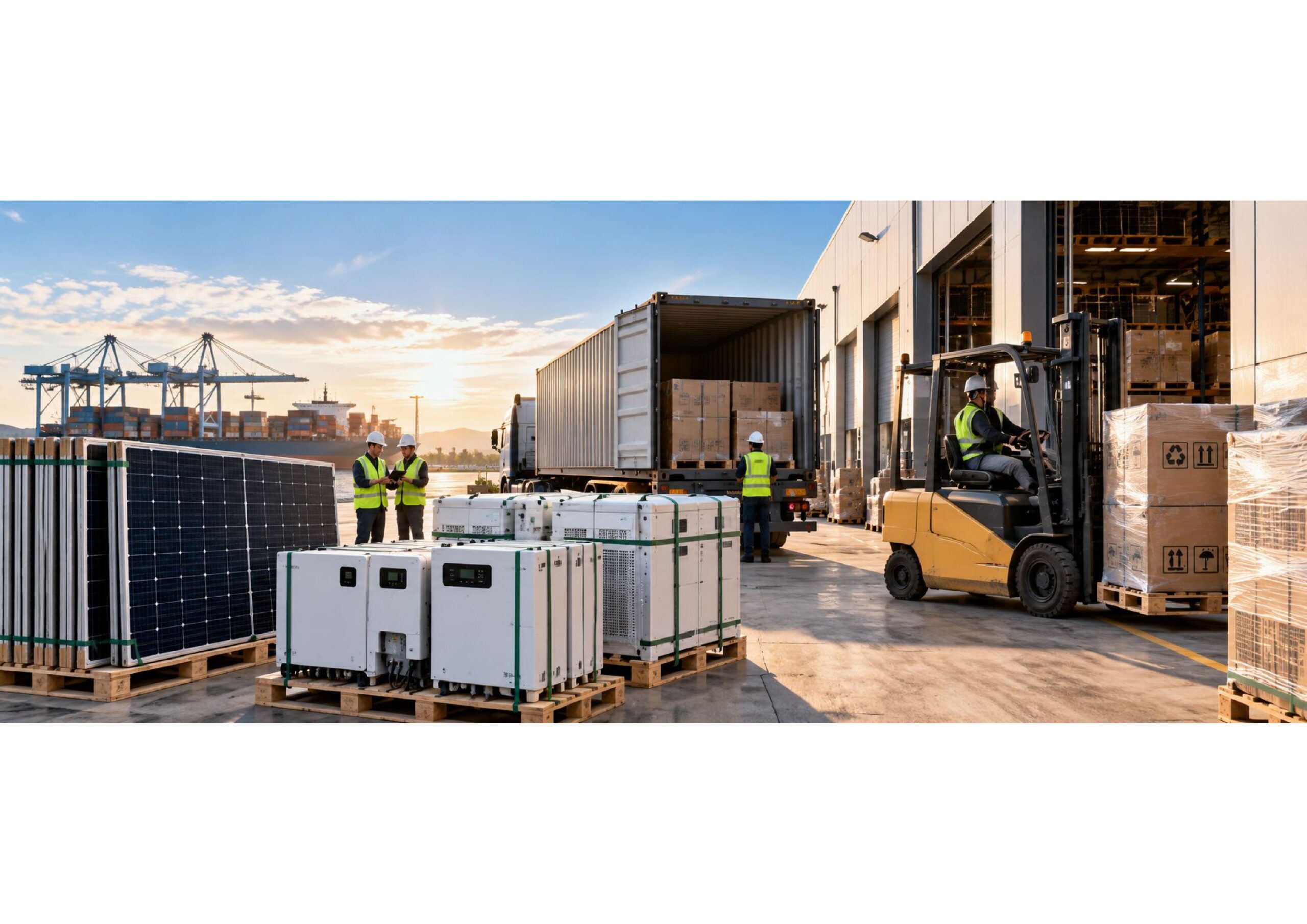 Suministro mayorista de paneles solares, inversores y sistemas de almacenamiento B2B