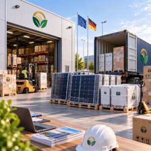 Distribución mayorista B2B de paneles solares, inversores y equipos fotovoltaicos