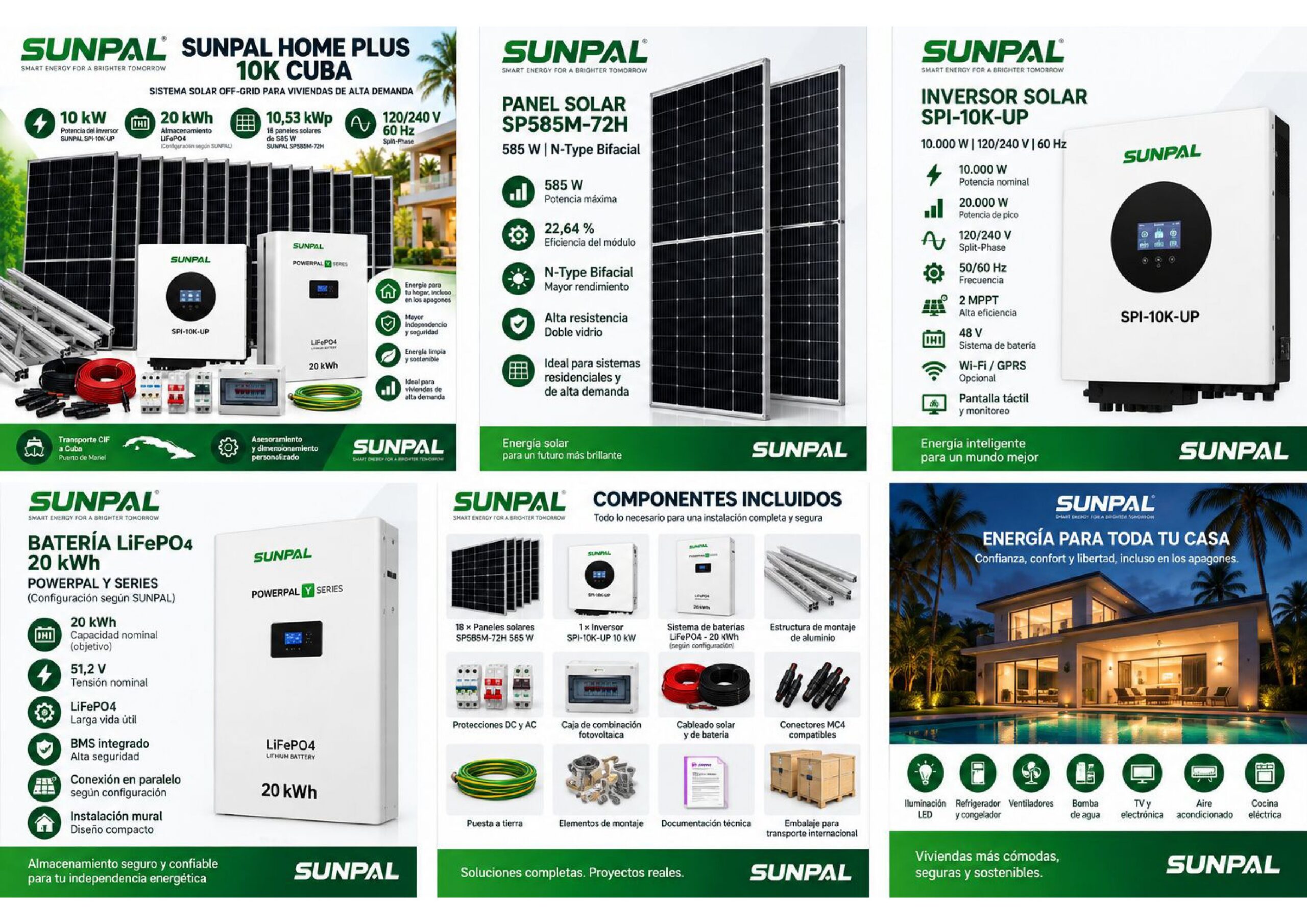 SUNPAL HOME PLUS 10K CUBA | 10 kW · 20 kWh · 10,53 kWp | 120/240 V · 60 Hz 2 » International Import & Export • Solar Energy • Food • Construction • Hotels International Import & Export • Solar Energy • Food • Construction • Hotels https://www.greengoldgdp.com/producto/sunpal-home-plus-10k-cuba/ Green Gold GDP | Import & Export GDP e.K SUNPAL HOME PLUS 10K CUBA | 10 kW · 20 kWh · 10,53 kWp | 120/240 V · 60 Hz - Imagen 2