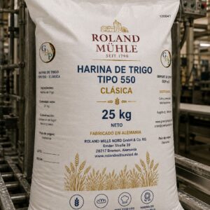 Harina de trigo Roland Mühle Tipo 550 saco 25 kg